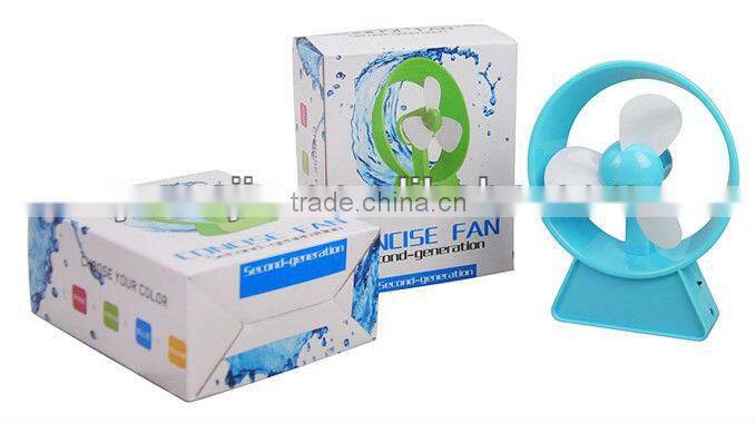 supply fashion USB battery dual-purpose clover mini fan