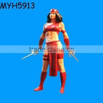 Collectible resin adult action figure