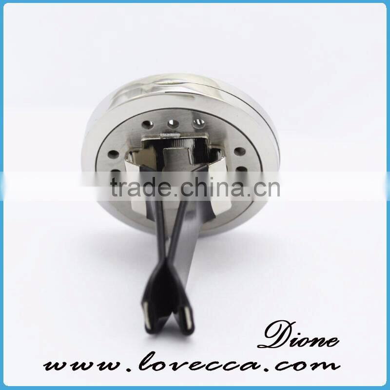Stainless Steel Vent Car Air Freshener Aromatherapy Essential Oil Diffuser
