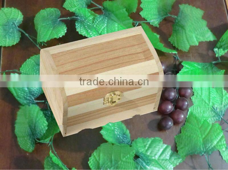 simple wood ring box in wood