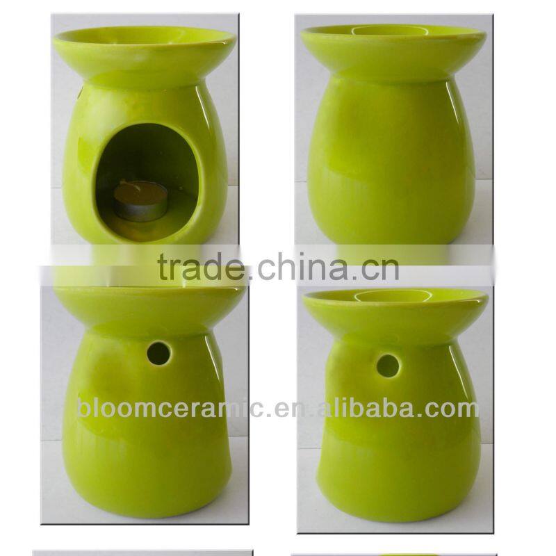 Green custom candle stove