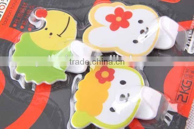 3pc cartoon animal shape plastic hook