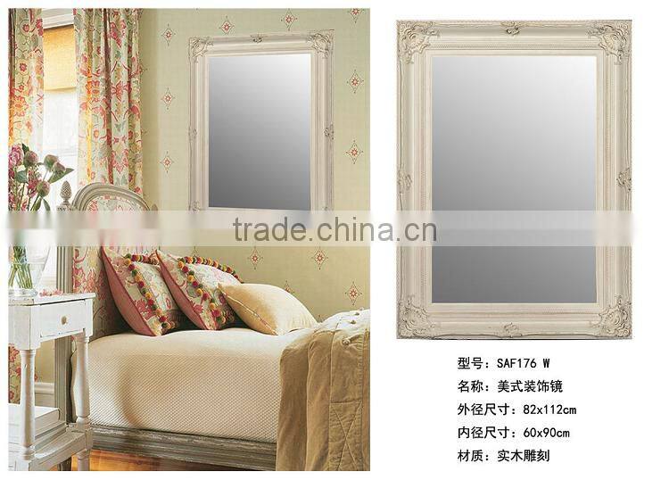 Hand Carved Decorative Wood Mirror Frame Moulding