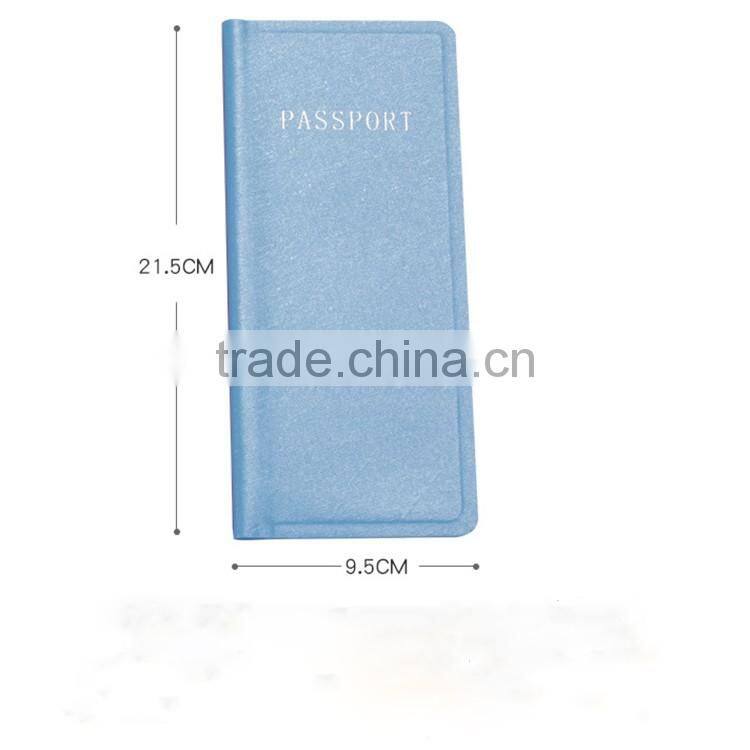 Wholesale passport cover PVC passport holder wallet for business document organizer