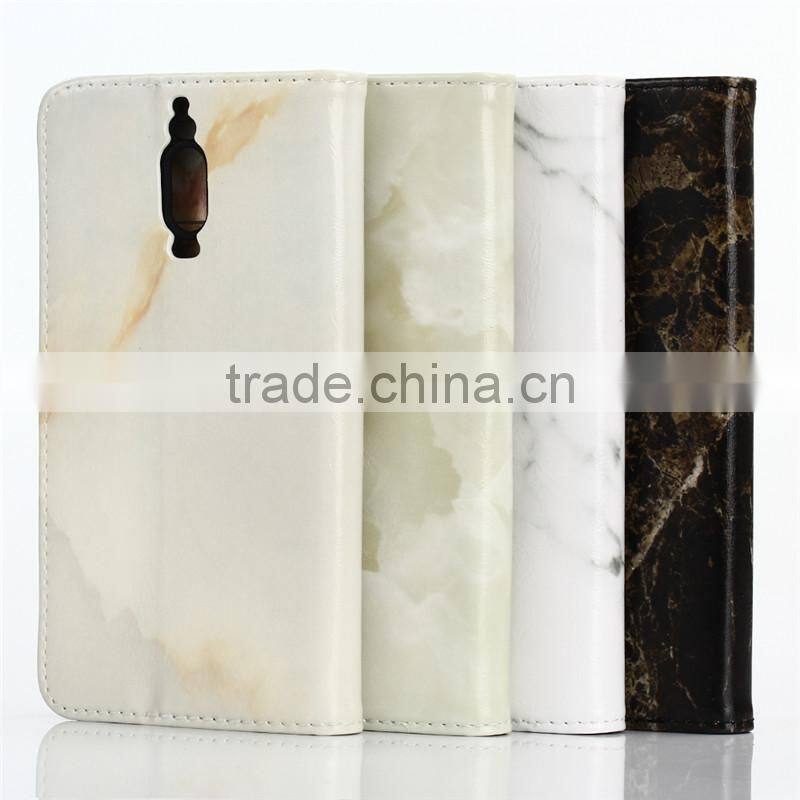 Noble design high quality marble PU card bumper/pocket cell phone case for Huawei