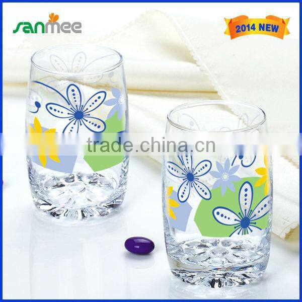 Mini And Clear Maple Leaf Drinking Glasses