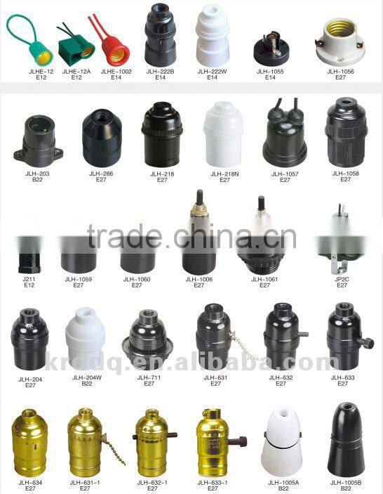 e27 cap bakelite lamp socket lamp holder lamp base with plug