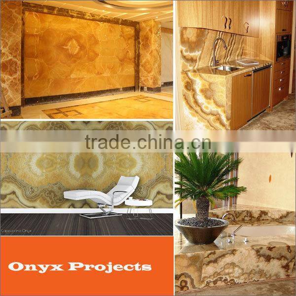 Types of multicolor natural onyx rainbow marble slab