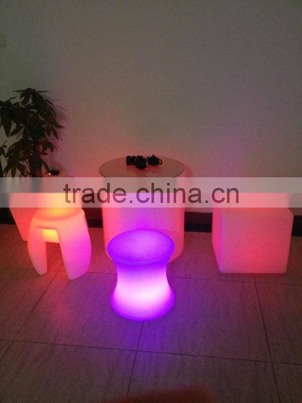 RGB bar stool chair/ led color furniture