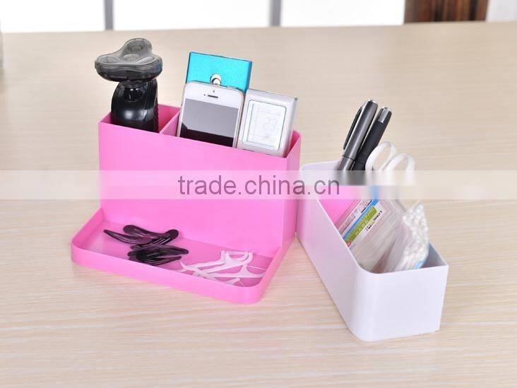 Multi-function plastic removable desktop boxes/storage box