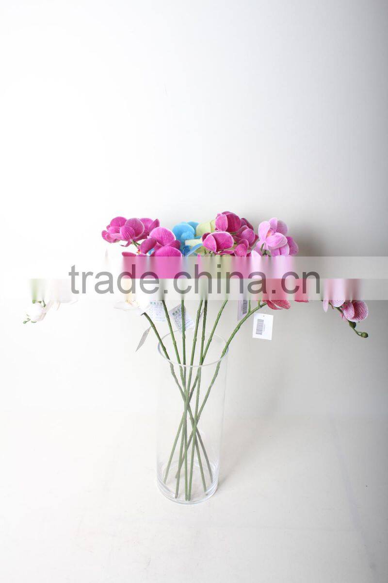 decorative PU butterfly orchid artificial butterfly orchid flowers landscaping flowers