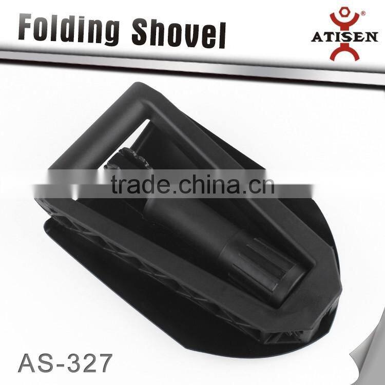 Portable Three Section Foldable Shovel Rubber handle