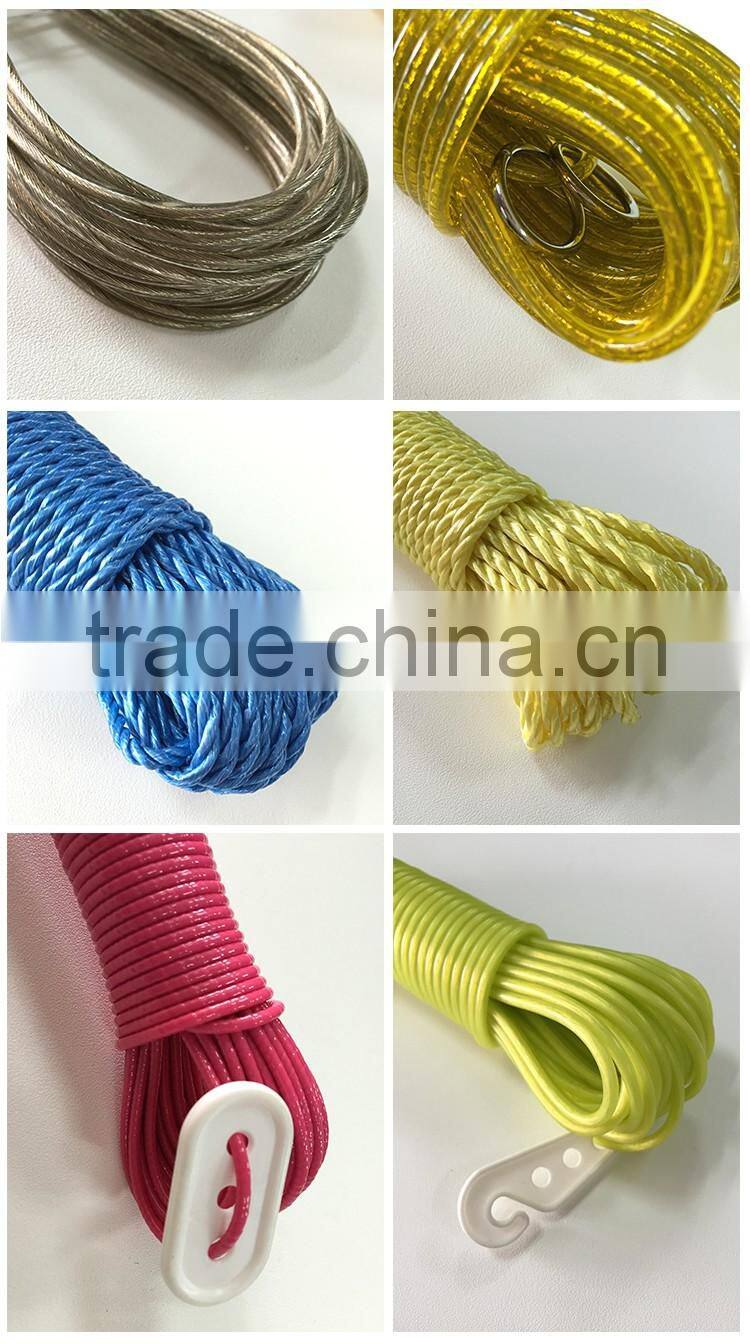 Professional retractable clothes line hanger hooks, outdoor rotary clothes line, folding hanging clothes line