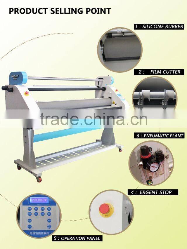 1600C6+ non-back paper film cold lamination machine