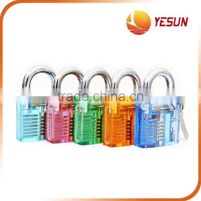 Clear train lock with 2 keys, train padlock
