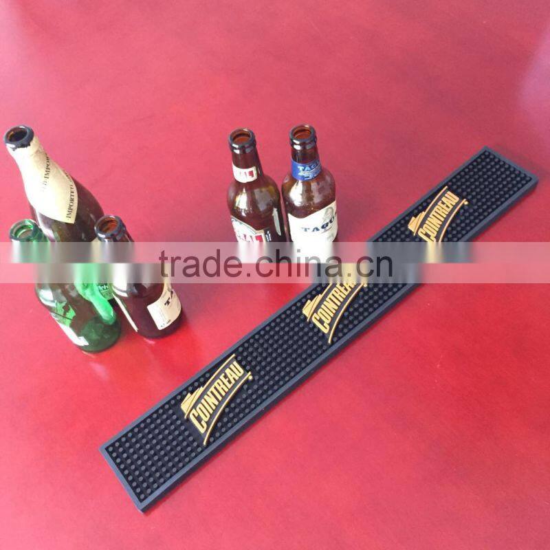bar accessories anti slip rubber bar mat spill PVC bar mat