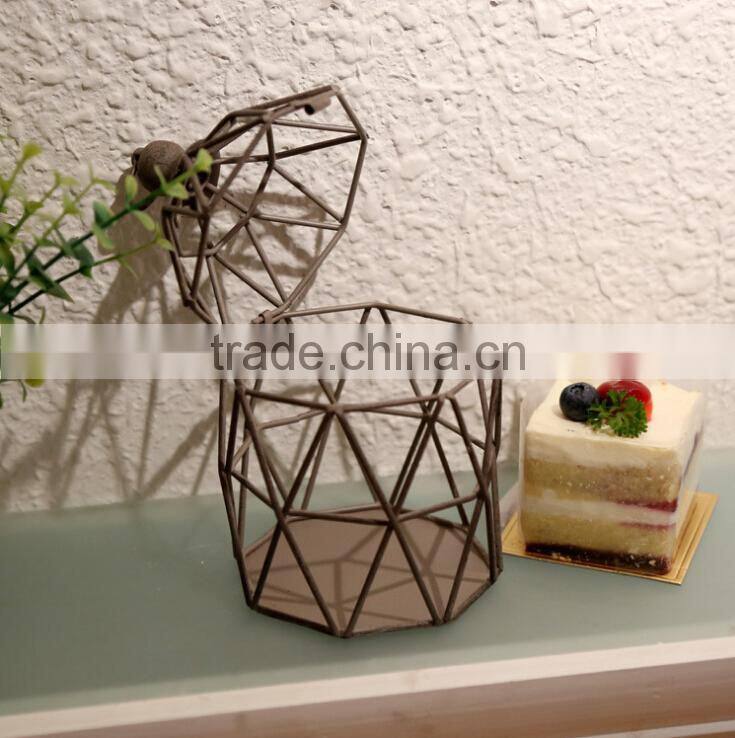 Candle cup iron ornaments