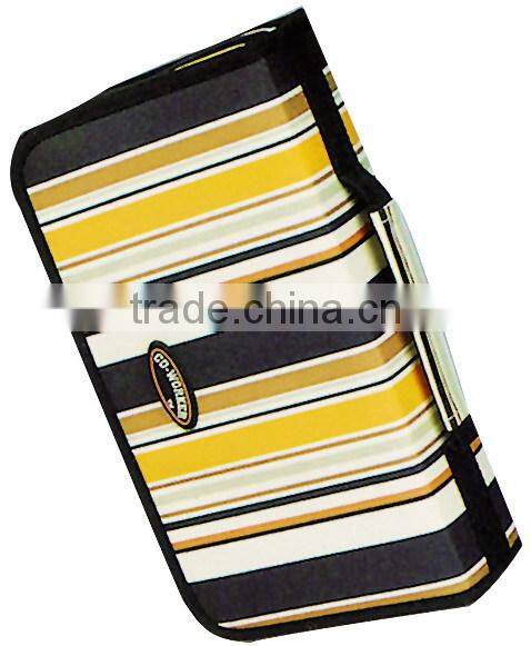 Plastic CD rack or CD holder with handle