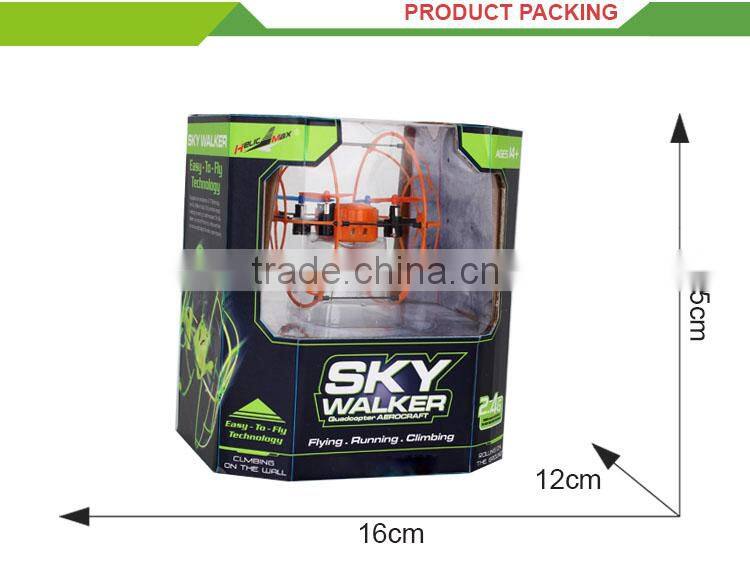 2.4G remote control four axis drone toddler climbing toys