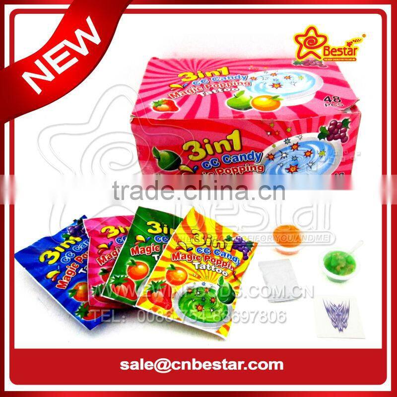 New New New Item !!! 3 In 1 CC Candy + Popping Candy + Tattoo