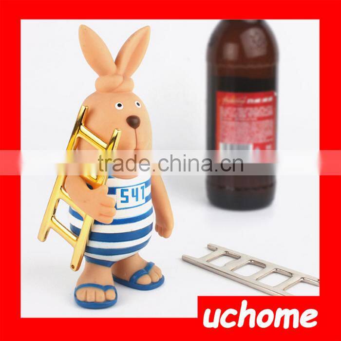 UCHOME High Cost-Effective Gold Zinc Alloy Ladder Bottle Cap Opener For Bar