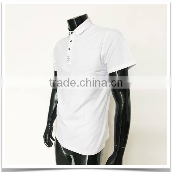 cotton and spandex men's polo t shirt