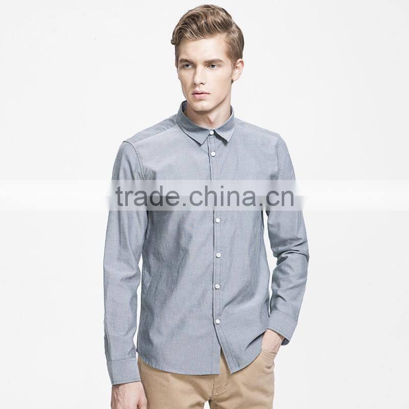 cotton long sleeve plain t-shirt for men shirts 2016