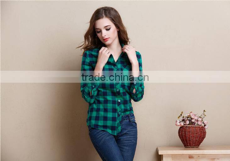 Hot cotton women shirt slim fit WMST09