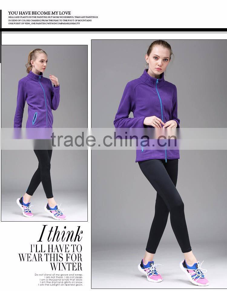 Winter outer super warm hooded fleece jacket