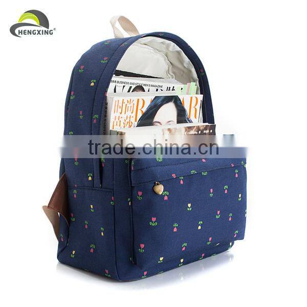 School hot sale hiking leather backpack
