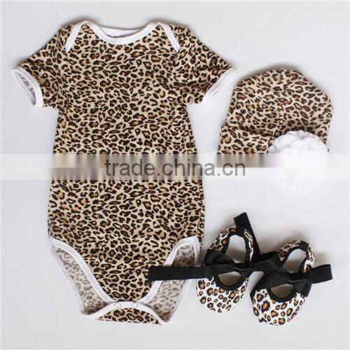 Latest design printed newborn girl clothing kids clothes wholesale cotton jumpsuit Clothing summer newborn baby romper