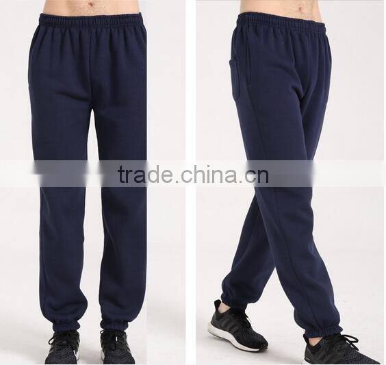 winter men women thicken 100% cooton sweatpants convergent feet beam foot more leisure sports pants