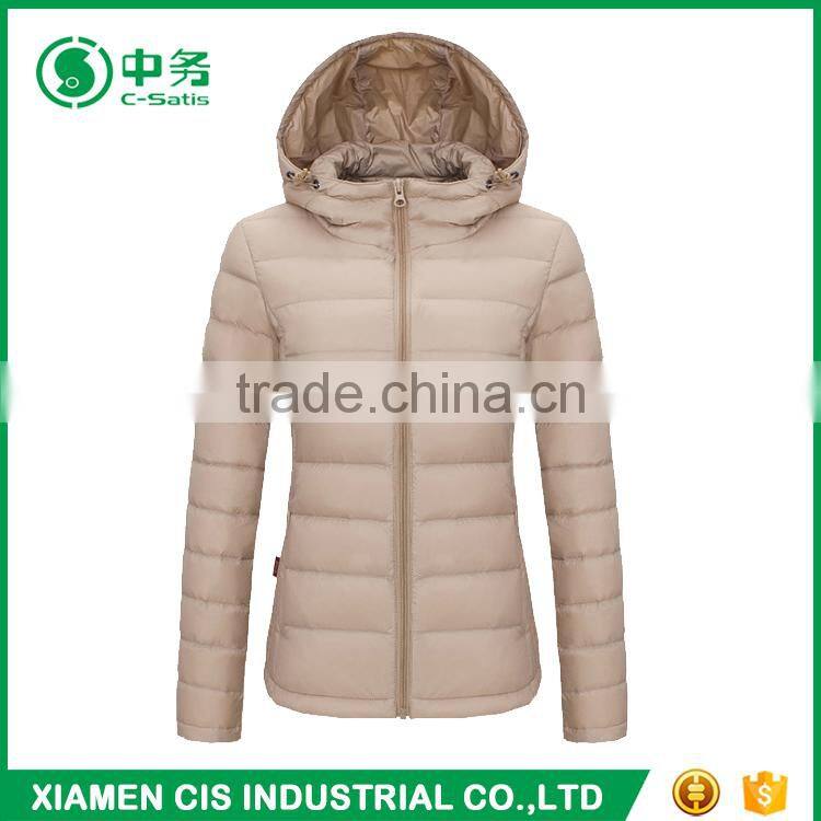 2017 Trending Product Winter Hoody Woman Duck Down Jacket for Winters