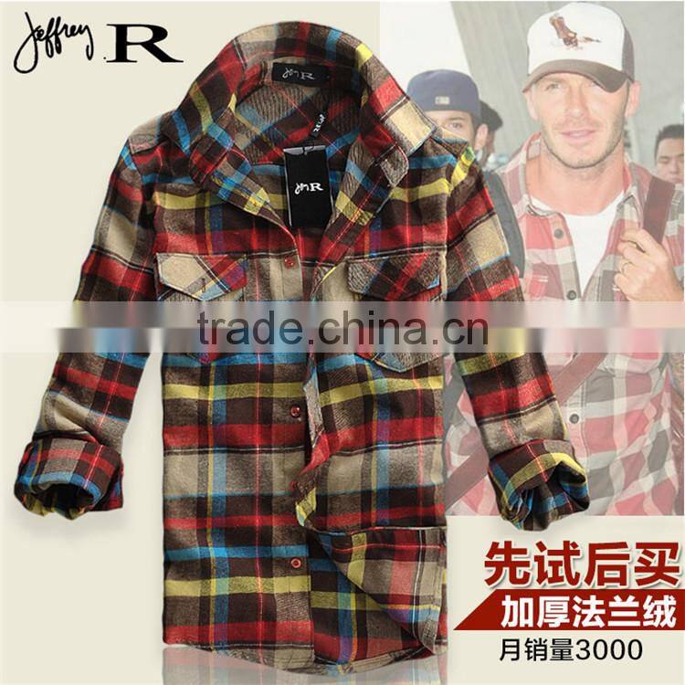 2015 china new design fashion mens military style shirt