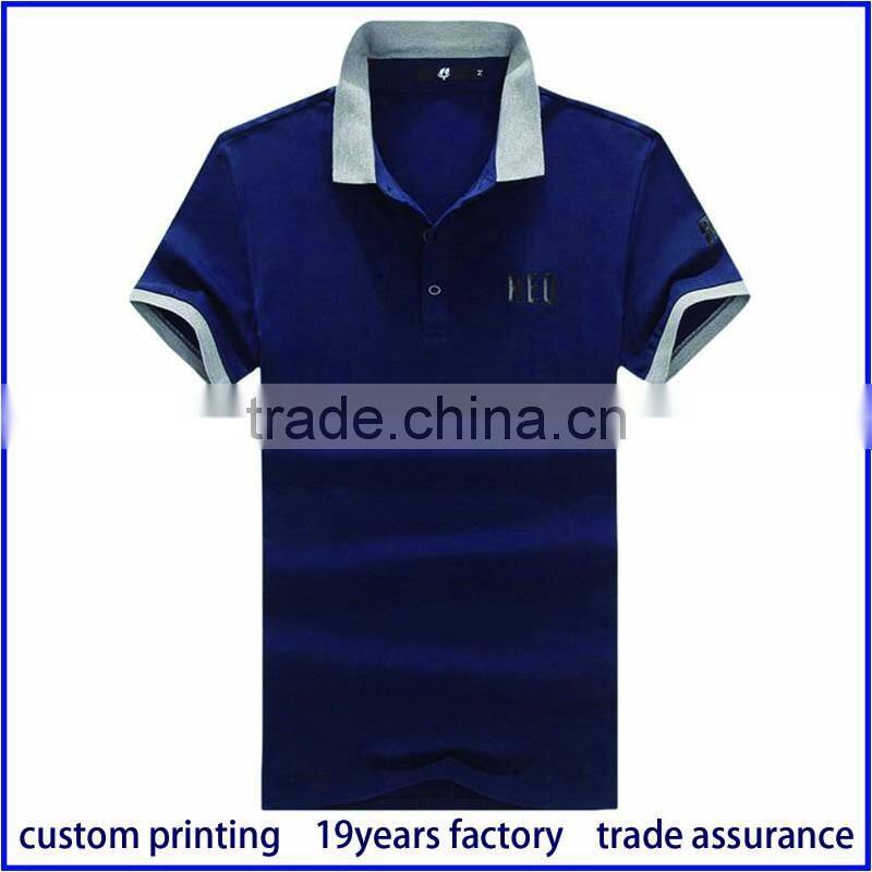 Factory Men's Plain No Branded Pique Polo Shirt