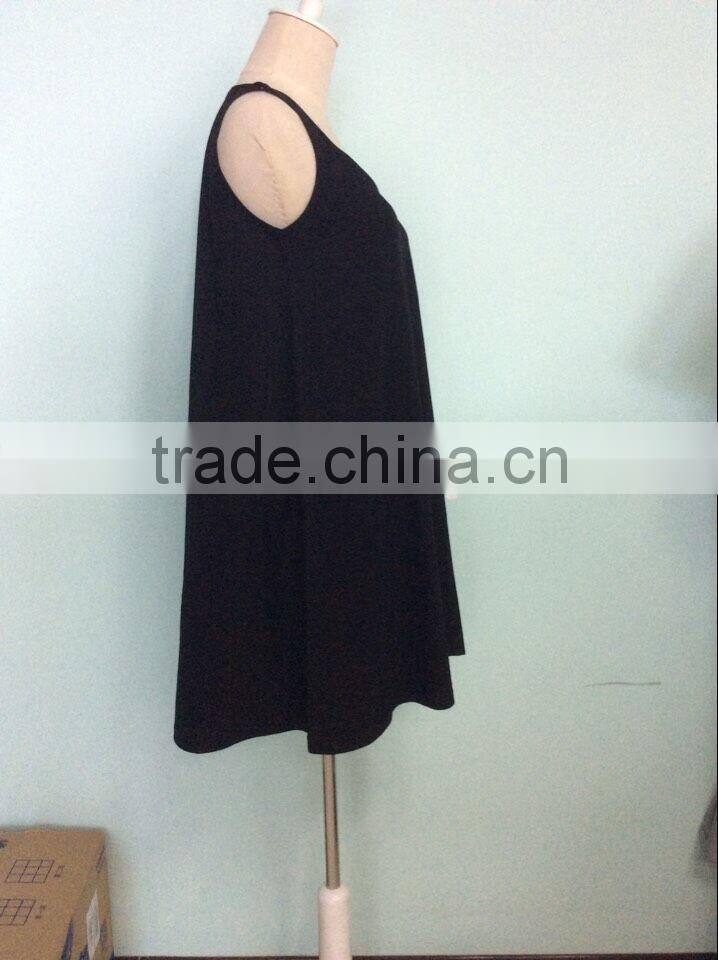 2016 hot sale black ladies skirt for summer made in China wholesale