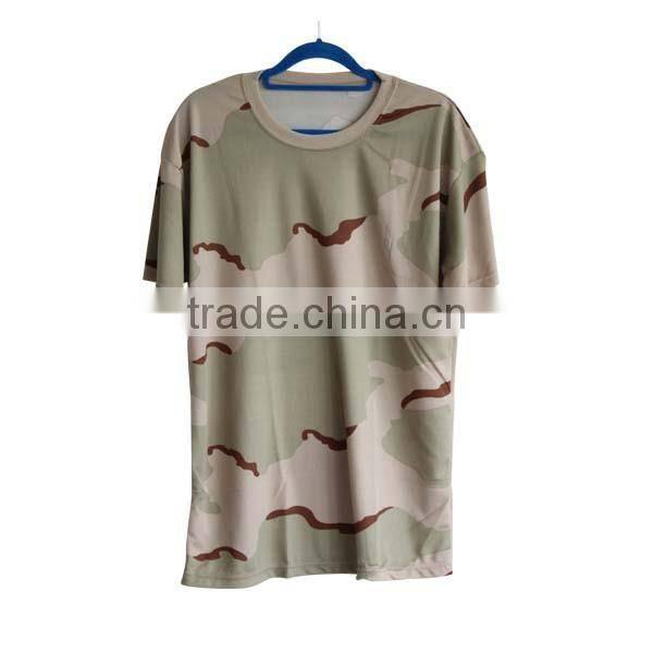 Hot sale men tactical 100% cotton camo t shirt Summer t shirts work shirts multi color fashion camo t-shirts