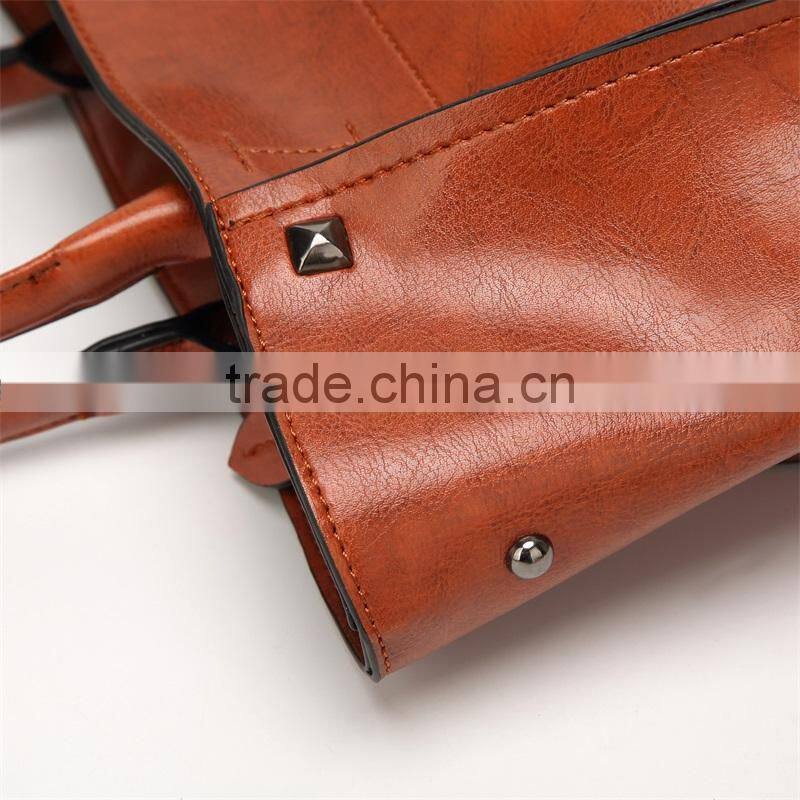 Fashion Hobo Tote Bag Faux Leather Large Satchel Ladies Bags