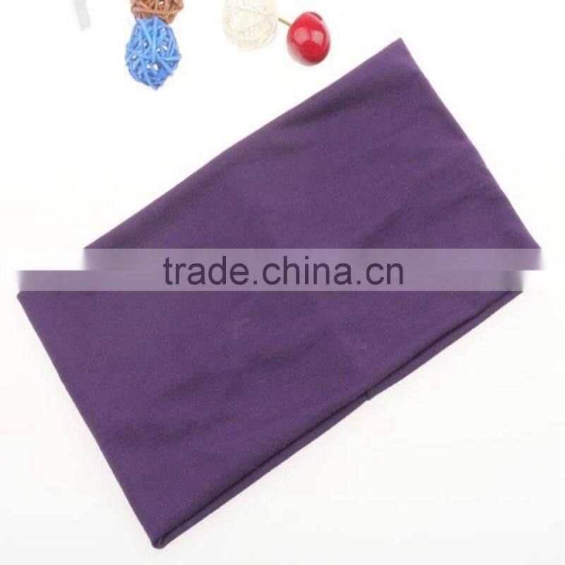 Candy Color Women Yoga Wide Elastic Towel Headband In Stock