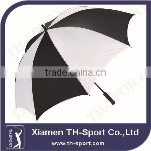 Tough double fabric golf umbrella
