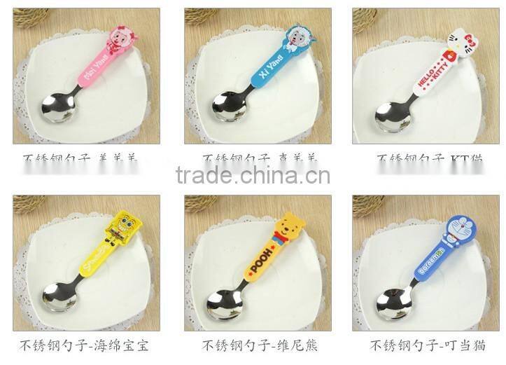 Best Selling Carton Spoon Stainless Steel Children Spoon for Promotion