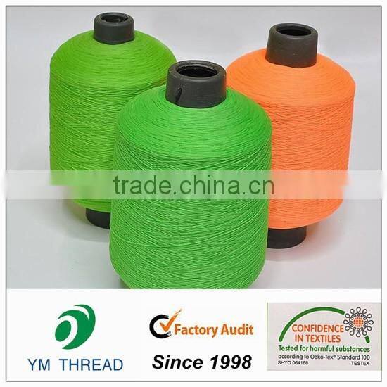 Dyed 100 Polyester 70/2 High Stretch knittingYarn for Socks