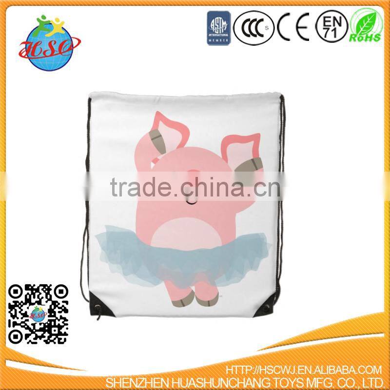 Batman logo printed drawstring backpack