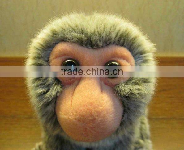 Soft material long plush monkey toy custom monkey plush toys