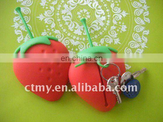 Promotional silicone Keychain Bag