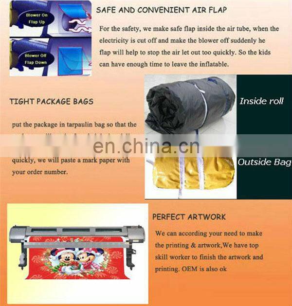 Popular and best sale commercial 2014 hot sale inflatable climbing wall for kid