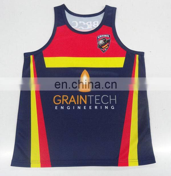 Gym singlets Any Logo Team running singlets , sublimated running singlets Oem service