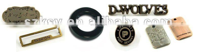 fashion bag metal label logo (OIWAS)