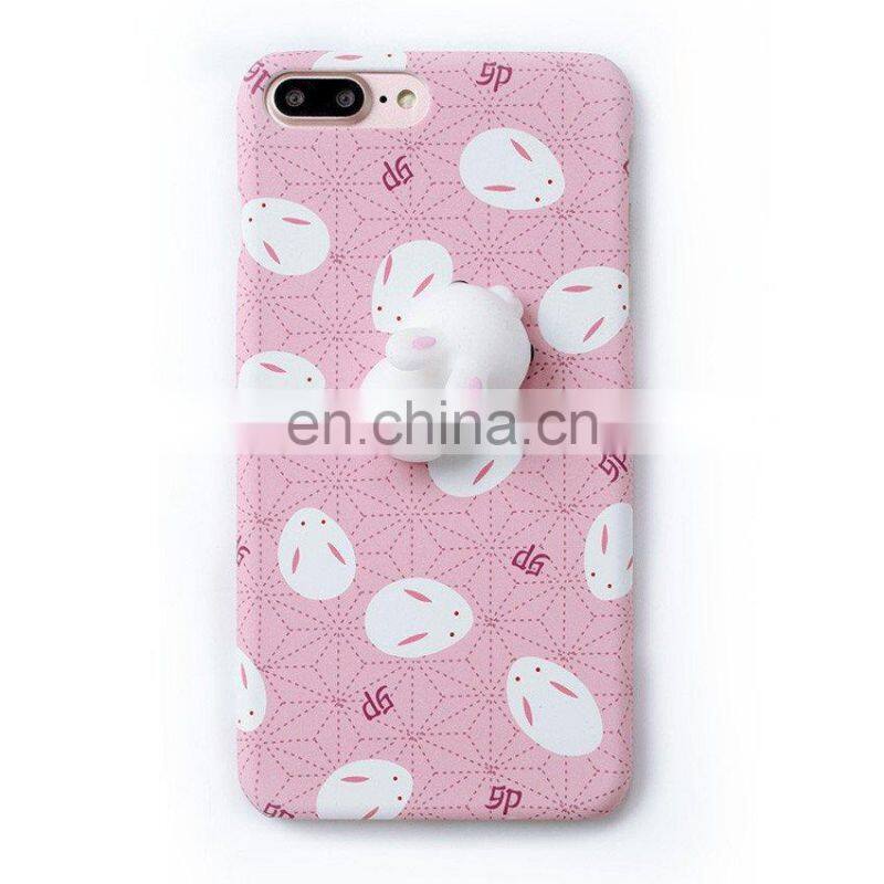 Factory Price Wholesale Custom 3D Soft TPR Squishy Phone Cases for iPhone 7