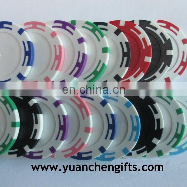cheap custom poker chip / UV safe checking casino chips for wholesale